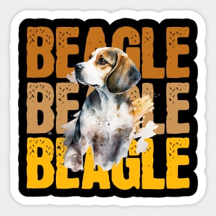 Beagle Funny, Beagle, Beagle Dog Lover, Beagle Lover Sticker